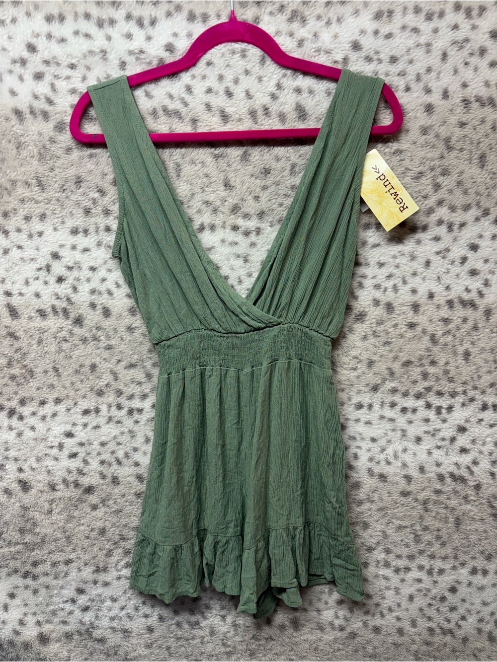 REWIND WRAP TOP ROMPER - Picture 2 of 3